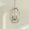 Kichler Downtown Deco 12" Wide Polished Nickel Foyer Pendant -Lighting Sales Shop kichler downtown deco 12 inch wide polished nickel foyer pendant 16w08cropped