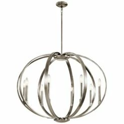 Kichler Elata 36"W Classic Pewter 8-Light Orbital Chandelier 7 Kichler Elata 36"W Classic Pewter 8-Light Orbital Chandelier -Lighting Sales Shop kichler elata 36 inchw classic pewter 8 light orbital chandelier 13a75views1