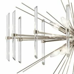 Kichler Eris 30" Wide Polished Nickel 8-Light Chandelier -Lighting Sales Shop kichler eris 30 inch wide polished nickel 8 light chandelier 64h18views3