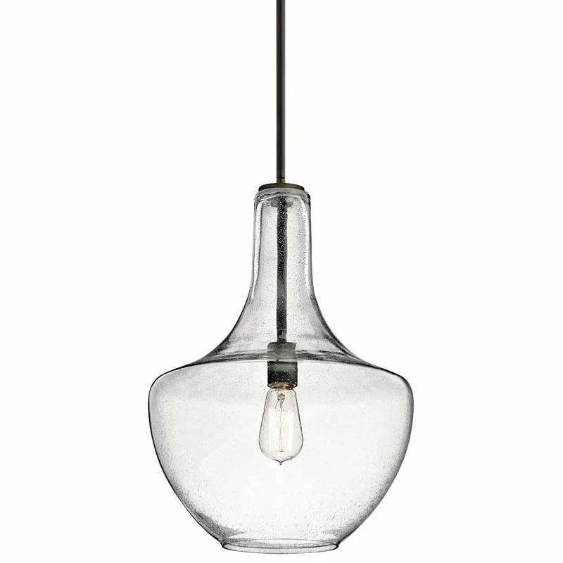 Kichler Everly 13 3/4"W Olde Bronze Pendant Light 4 Kichler Everly 13 3/4"W Olde Bronze Pendant Light - Image 2