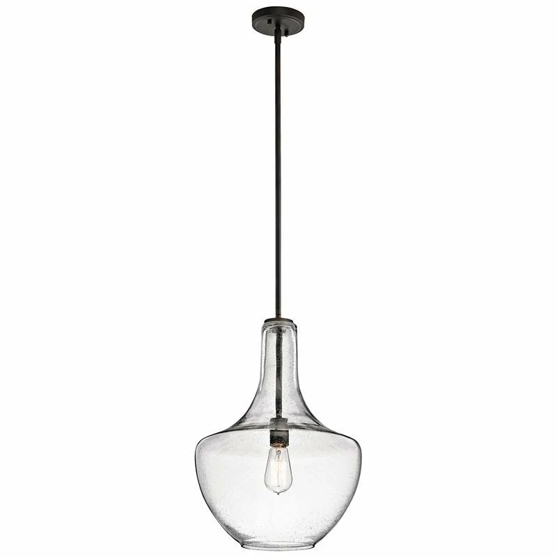 Kichler Everly 13 3/4"W Olde Bronze Pendant Light 6 Kichler Everly 13 3/4"W Olde Bronze Pendant Light - Image 4