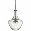 Kichler Everly 16" Wide Brushed Nickel 3-Light Pendant -Lighting Sales Shop kichler everly 16 inch wide brushed nickel 3 light pendant 22d75