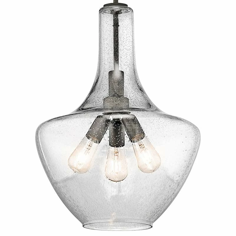 Kichler Everly 16" Wide Olde Bronze 3-Light Pendant 4 Kichler Everly 16" Wide Olde Bronze 3-Light Pendant - Image 2