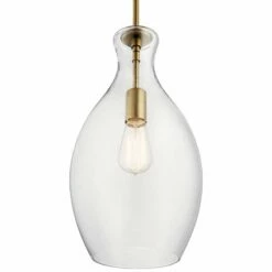 Kichler Everly 8 3/4" Wide Natural Brass Mini Pendant Light 8 Kichler Everly 8 3/4" Wide Natural Brass Mini Pendant Light -Lighting Sales Shop kichler everly 8 and three quarter inch wide natural brass mini pendant light 75d18views1