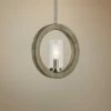 Kichler Grand Bank 9"W Antique Gray Convertible Mini Pendant -Lighting Sales Shop kichler grand bank 9 inchw antique gray convertible mini pendant 16w83cropped