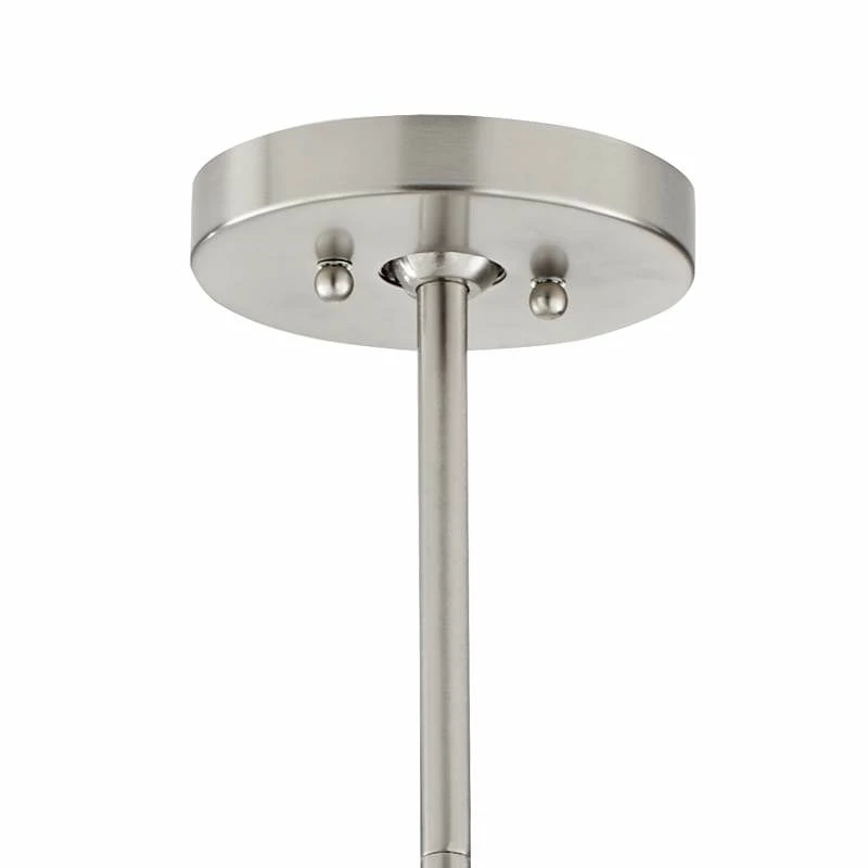 Kichler Grenoble 11"W Brushed Nickel 1-Light Mini Pendant 6 Kichler Grenoble 11"W Brushed Nickel 1-Light Mini Pendant - Image 4