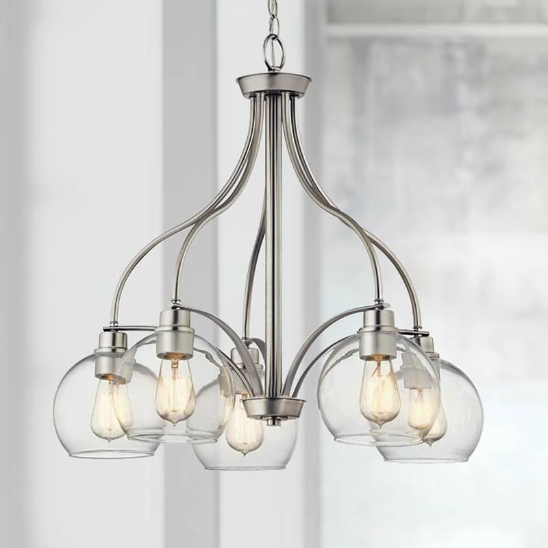 Kichler Harmony 26" Wide Brushed Nickel 5-Light Chandelier 3 Kichler Harmony 26" Wide Brushed Nickel 5-Light Chandelier