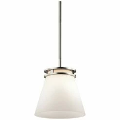 Kichler Hendrick 8" Wide Brushed Nickel Mini Pendant 6 Kichler Hendrick 8" Wide Brushed Nickel Mini Pendant -Lighting Sales Shop kichler hendrick 8 inch wide brushed nickel mini pendant 6k994