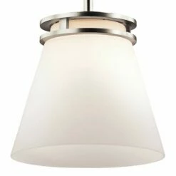 Kichler Hendrick 8" Wide Brushed Nickel Mini Pendant 7 Kichler Hendrick 8" Wide Brushed Nickel Mini Pendant -Lighting Sales Shop kichler hendrick 8 inch wide brushed nickel mini pendant 6k994views1
