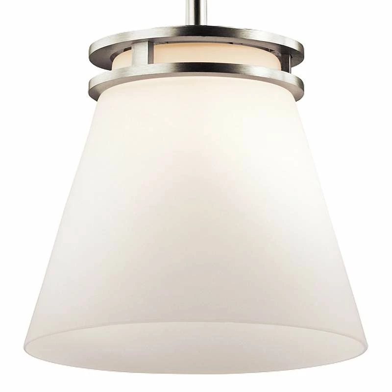 Kichler Hendrick 8" Wide Brushed Nickel Mini Pendant 5 Kichler Hendrick 8" Wide Brushed Nickel Mini Pendant - Image 3