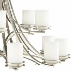 Kichler Hendrik 42 1/4"W Brushed Nickel 15-Light Chandelier -Lighting Sales Shop kichler hendrik 42 and one quarter inchw brushed nickel 15 light chandelier 93927views1