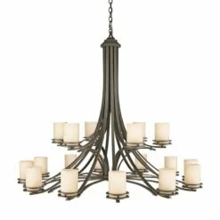 Kichler Hendrik 50 1/4"W Oiled Bronze 18-Light Chandelier