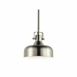 Kichler Intex 7" Wide Brushed Nickel LED Mini Pendant 6 Kichler Intex 7" Wide Brushed Nickel LED Mini Pendant -Lighting Sales Shop kichler intex 7 inch wide brushed nickel led mini pendant 42v71