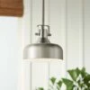 Kichler Intex 7" Wide Brushed Nickel LED Mini Pendant -Lighting Sales Shop kichler intex 7 inch wide brushed nickel led mini pendant 42v71cropped