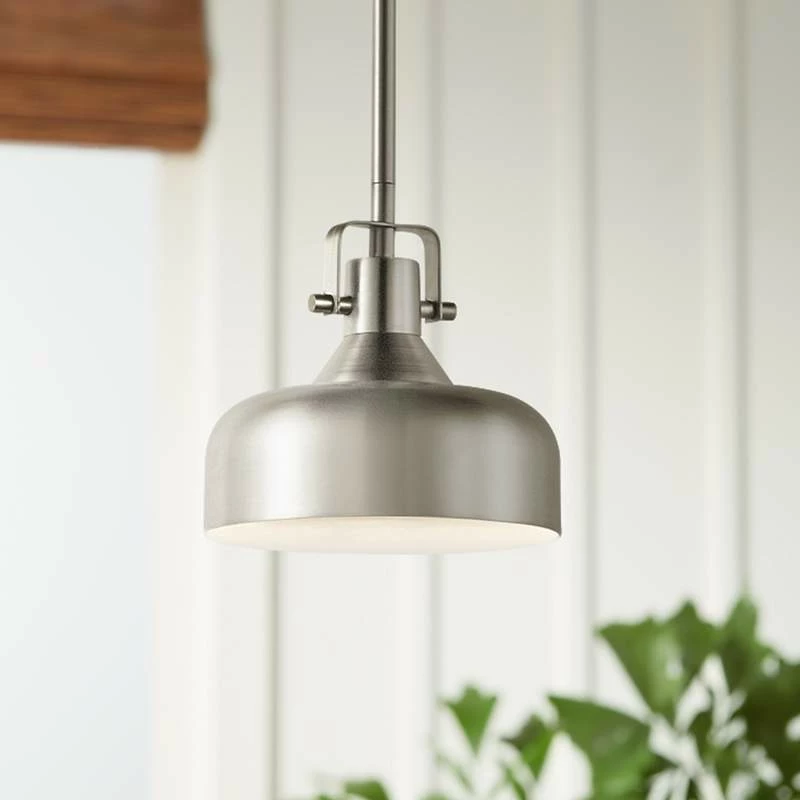 Kichler Intex 7" Wide Brushed Nickel LED Mini Pendant 3 Kichler Intex 7" Wide Brushed Nickel LED Mini Pendant