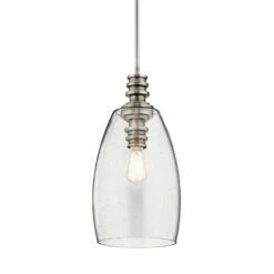 Kichler Lakum 10" Wide Classic Pewter Mini Pendant