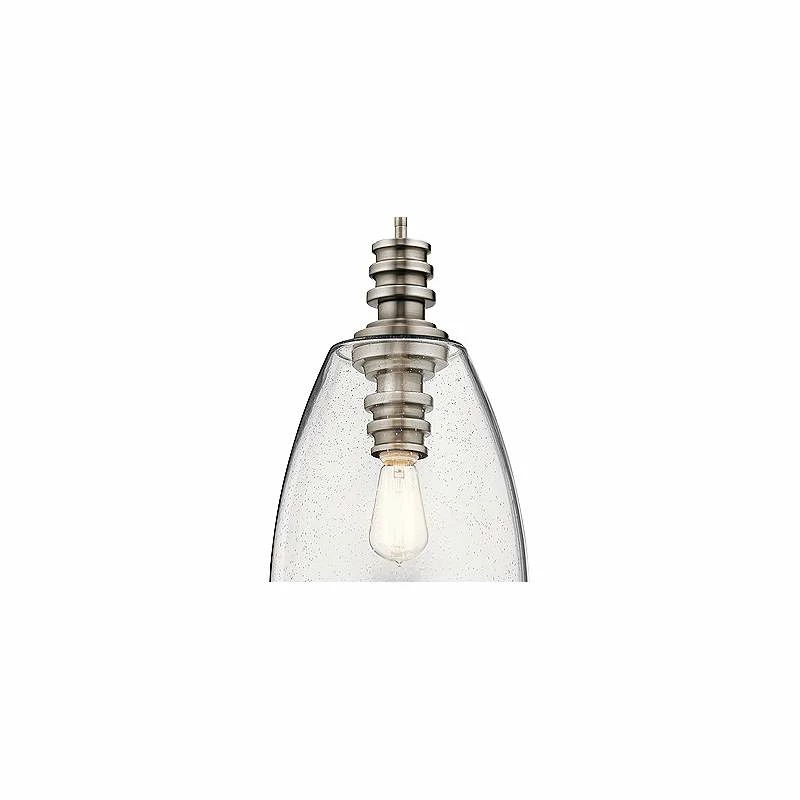 Kichler Lakum 10" Wide Classic Pewter Mini Pendant 4 Kichler Lakum 10" Wide Classic Pewter Mini Pendant - Image 2