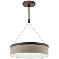 Kichler Mercel 18 1/2" Wide Olde Bronze LED Pendant Light -Lighting Sales Shop kichler mercel 18 and one half inch wide olde bronze led pendant light 76m28