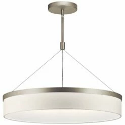 Kichler Mercel 26 1/2" Wide Satin Nickel LED Pendant Light 6 Kichler Mercel 26 1/2" Wide Satin Nickel LED Pendant Light -Lighting Sales Shop kichler mercel 26 and one half inch wide satin nickel led pendant light 76m30