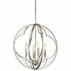 Kichler Montavello 18 3/4" Wide Nickel 4-Light Chandelier -Lighting Sales Shop kichler montavello 18 and three quarter inch wide nickel 4 light chandelier 18p01