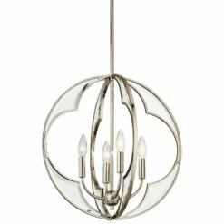 Kichler Montavello 18 3/4" Wide Nickel 4-Light Chandelier