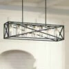 Kichler Moorgate 48" Wide Black Kitchen Island Light Pendant -Lighting Sales Shop kichler moorgate 48 inch wide black kitchen island light pendant 42r99cropped