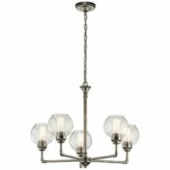 Kichler Niles 26" Wide Antique Pewter 5-Light Chandelier 7 Kichler Niles 26" Wide Antique Pewter 5-Light Chandelier -Lighting Sales Shop kichler niles 26 inch wide antique pewter 5 light chandelier 18p06views1
