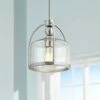 Kichler Omerta 9 1/2" Wide Brushed Nickel Mini Pendant 2 Kichler Omerta 9 1/2" Wide Brushed Nickel Mini Pendant -Lighting Sales Shop kichler omerta 9 and one half inch wide brushed nickel mini pendant 42v74cropped