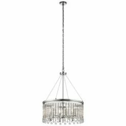 Kichler Piper 24" Wide Chrome Pendant Light 7 Kichler Piper 24" Wide Chrome Pendant Light -Lighting Sales Shop kichler piper 24 inch wide chrome pendant light 35k99views2
