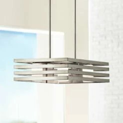 Kichler Realta 28" Wide Brushed Nickel Linear Chandelier