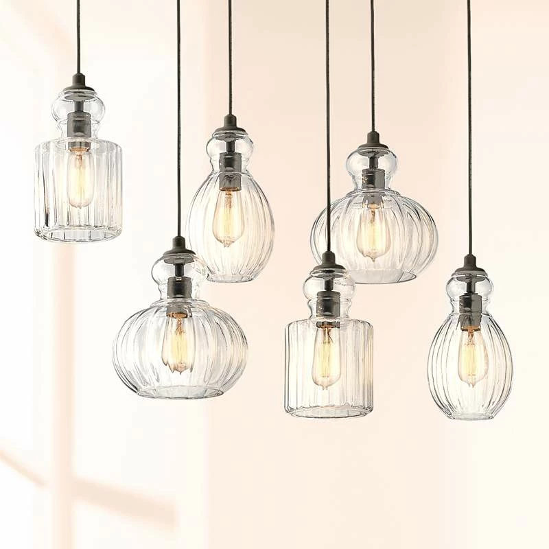 Kichler Riviera 35 1/2"W Oiled Bronze Multi Light Pendant 3 Kichler Riviera 35 1/2"W Oiled Bronze Multi Light Pendant