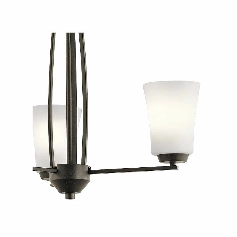 Kichler Tao 21 3/4" Wide Oiled Bronze 3-Light Chandelier 4 Kichler Tao 21 3/4" Wide Oiled Bronze 3-Light Chandelier - Image 2