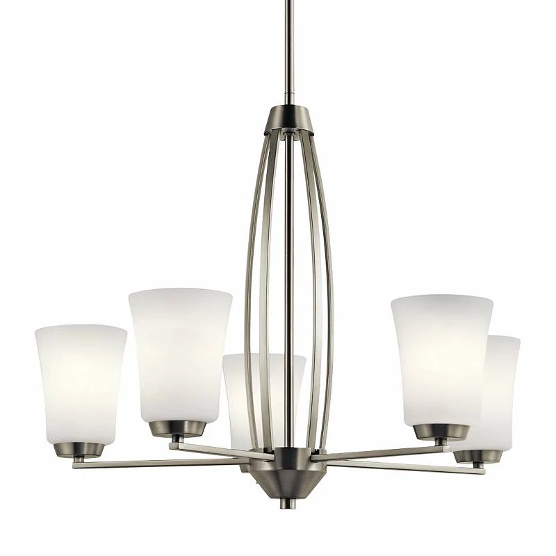 Kichler Tao 25 1/4" Wide Brushed Nickel 5-Light Chandelier 3 Kichler Tao 25 1/4" Wide Brushed Nickel 5-Light Chandelier