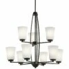 Kichler Tao 26 1/2" Wide Oiled Bronze 9-Light Chandelier 2 Kichler Tao 26 1/2" Wide Oiled Bronze 9-Light Chandelier -Lighting Sales Shop kichler tao 26 and one half inch wide oiled bronze 9 light chandelier 42m04