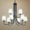 Kichler Valserrano 31 3/4" Wide Black 9-Light Chandelier -Lighting Sales Shop kichler valserrano 31 and three quarter inch wide black 9 light chandelier 75c81cropped