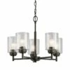 Kichler Winslow 19 3/4" Wide Oiled Bronze 5-Light Chandelier -Lighting Sales Shop kichler winslow 19 and three quarter inch wide oiled bronze 5 light chandelier 42k53