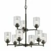 Kichler Winslow 27" Wide Oiled Bronze 9-Light Chandelier 2 Kichler Winslow 27" Wide Oiled Bronze 9-Light Chandelier -Lighting Sales Shop kichler winslow 27 inch wide oiled bronze 9 light chandelier 42k97