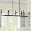 Kime 50" Wide Black 8-Light Trestle Island Chandelier -Lighting Sales Shop kime 50 inch wide black 8 light trestle island chandelier 267y1cropped