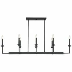 Kime 50" Wide Black 8-Light Trestle Island Chandelier -Lighting Sales Shop kime 50 inch wide black 8 light trestle island chandelier 267y1views4