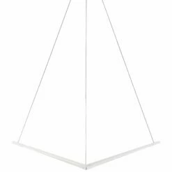 Koncept Z-Bar Bird 34" Wide Matte White LED Pendant Light -Lighting Sales Shop koncept z bar bird 34 inch wide matte white led pendant light 65t60views1