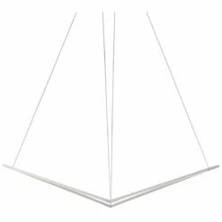 Koncept Z-Bar Bird 48 3/4" Wide Silver LED Pendant Light -Lighting Sales Shop koncept z bar bird 48 and three quarter inch wide silver led pendant light 65t55views1