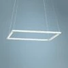 Koncept Z-Bar Square 18" Wide Modern Matte White LED Pendant Light -Lighting Sales Shop koncept z bar square 18 inch wide modern matte white led pendant light 65t80cropped