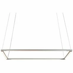 Koncept Z-Bar Square 26" Wide Silver LED Pendant Light -Lighting Sales Shop koncept z bar square 26 inch wide silver led pendant light 65t67views1