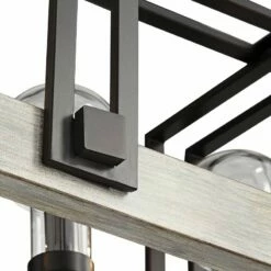 Laya 38 3/4"W Bronze W/ Wood Kitchen Island Light Chandelier -Lighting Sales Shop laya 38 and three quarter inchw bronze w wood kitchen island light chandelier 71d72views2