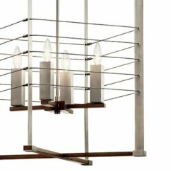 Lente 25" Wide Brushed Nickel Auburn 4-Light Foyer Pendant -Lighting Sales Shop lente 25 inch wide brushed nickel auburn 4 light foyer pendant 76m42views2