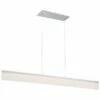 Level 48"W Brushed Aluminum LED Kitchen Island Light Pendant -Lighting Sales Shop level 48 inchw brushed aluminum led kitchen island light pendant 39j03