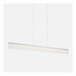 Level 48"W Brushed Aluminum LED Kitchen Island Light Pendant 6 Level 48"W Brushed Aluminum LED Kitchen Island Light Pendant -Lighting Sales Shop level 48 inchw brushed aluminum led kitchen island light pendant 39j03views1