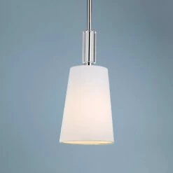 Lismore 5" Wide Polished Nickel Mini Pendant Light