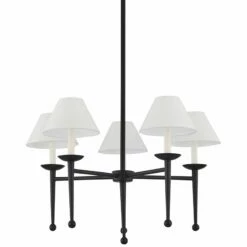 Troy London 32" Wide Forged Iron 5-Light Chandelier 6 Troy London 32" Wide Forged Iron 5-Light Chandelier -Lighting Sales Shop london 32 inch wide forged iron 5 light chandelier 887y0