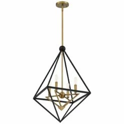 Louvre 22 1/2" Wide Bronze And Brass 4-Light Foyer Pendant 11 Louvre 22 1/2" Wide Bronze And Brass 4-Light Foyer Pendant -Lighting Sales Shop louvre 22 and one half inch wide bronze and brass 4 light foyer pendant 67t70views2